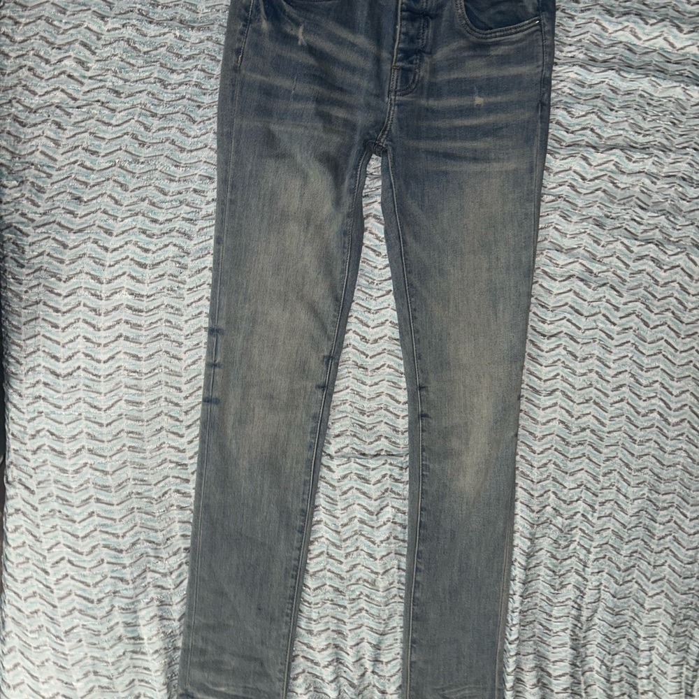 AMIRI Men's Skinny Jeans in Washed Gray